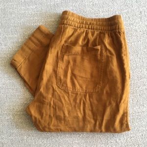 Linen drawstring pants